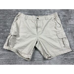 Red Head Cargo Shorts Womens 46 Beige Ripstop Cargo 100% Cotton‎